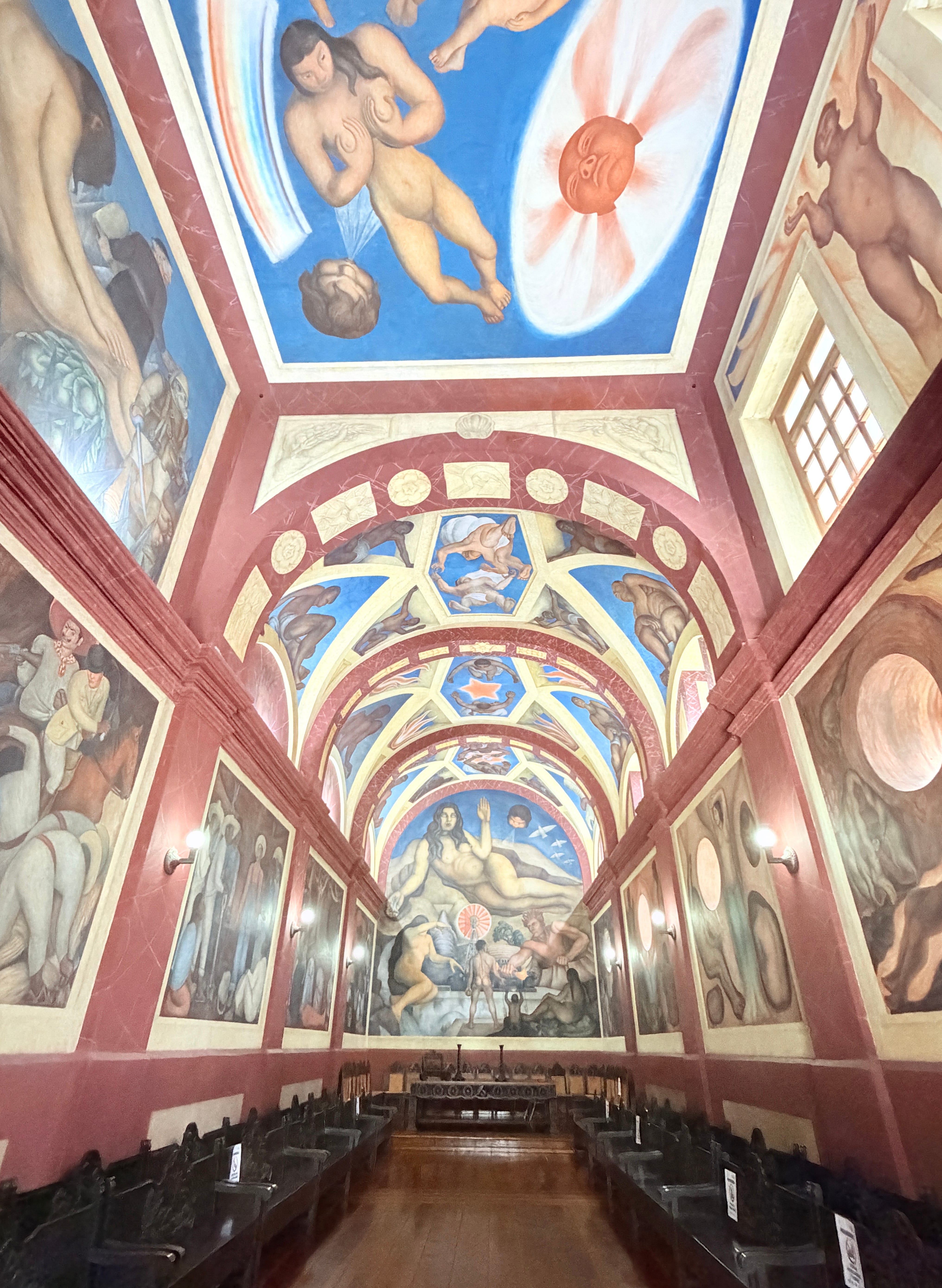 Diego Rivera Masterpiece at Agricultural College in Texcoco, Mexico
