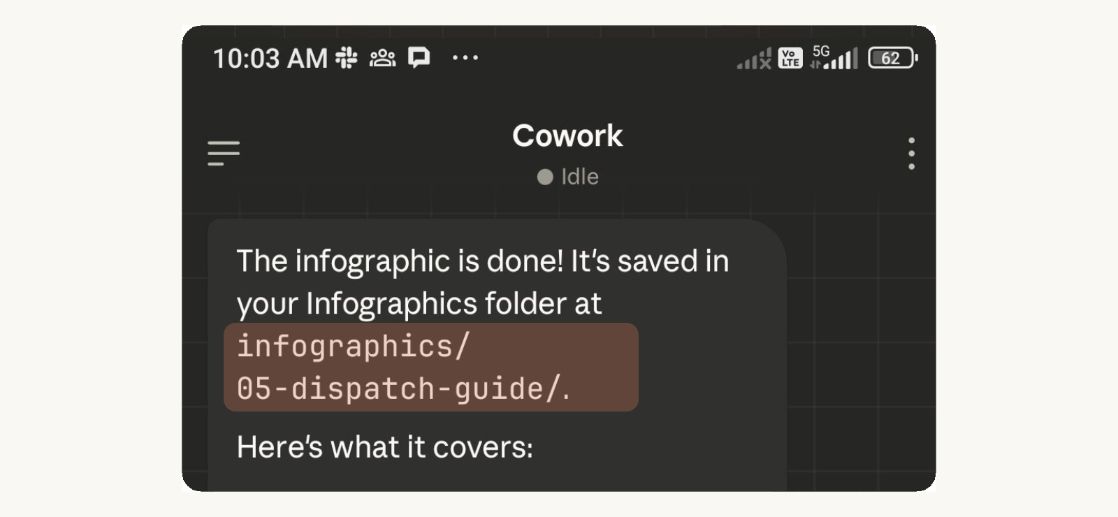 Dispatch Guide The Claude Dispatch Guide: 48 Hrs Running AI From My Phone