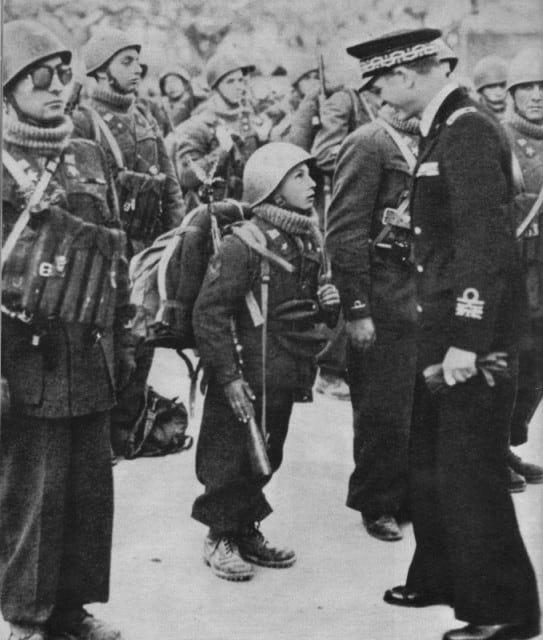 Heartbreaking Photographs of Child Soldiers from WWI and WWII