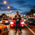 The Man Who Learned to Stop Worrying and Love Standing in Front of Cars