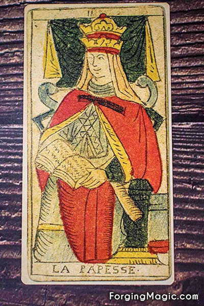 Tarot de Marseille La Papesse