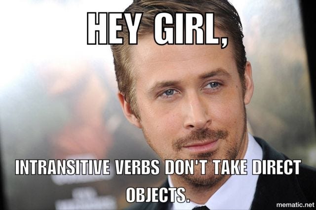 ator ryan gosling, usando terno preto e branco, olhando para o lado e dizeres em forma de meme por cima da imagem