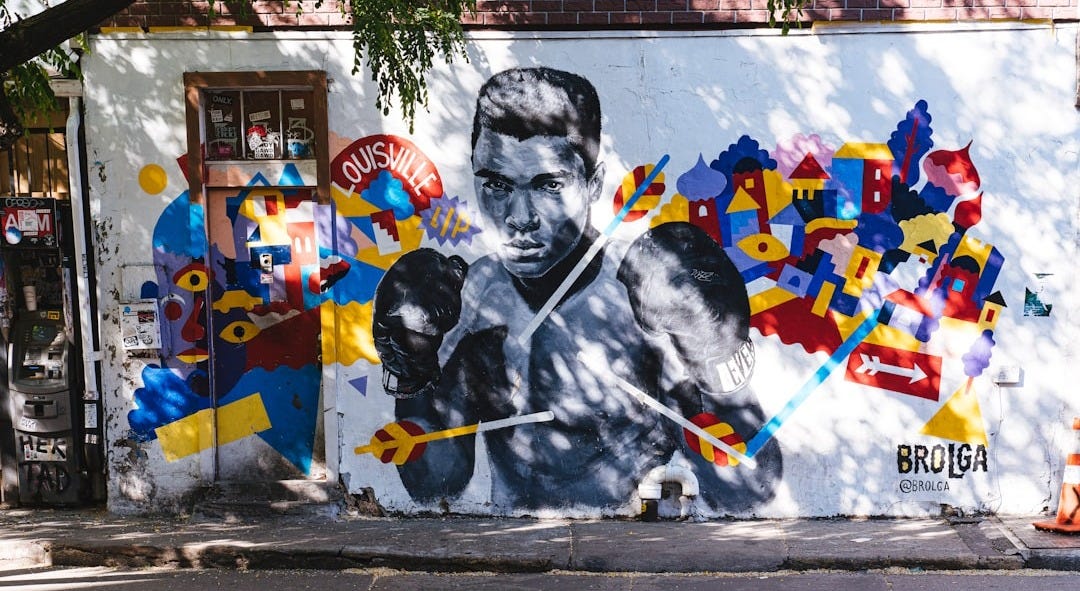 Muhamad Ali painting Muhamad Ali painting