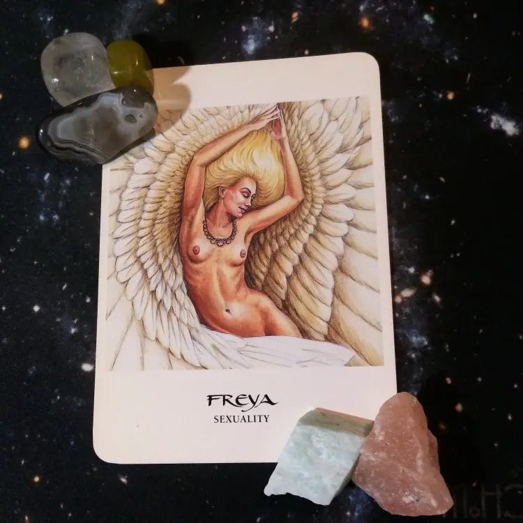 A Message from the Universe ~ Sexuality and Creativity, Goddess Oracle Card