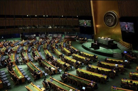 Assemblée générale de l'ONU à New York Assemblée générale de l'ONU à New York