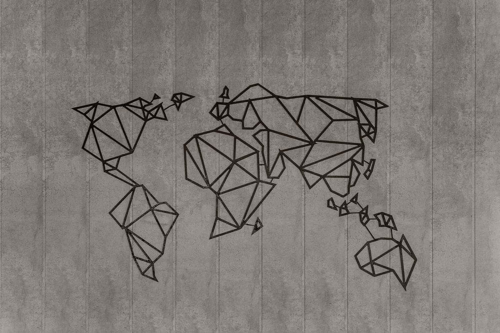 geometric map art geometric map art