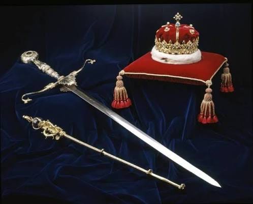 Historic - On this day in 1818, Sir Walter Scott rediscovered the Honours of Scotland (crown jewels). One hundred years earlier they had been locked in a chest at Edinburgh Castle and Historic - On this day in 1818, Sir Walter Scott rediscovered the Honours of Scotland (crown jewels). One hundred years earlier they had been locked in a chest at Edinburgh Castle and