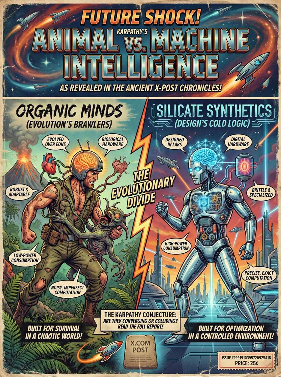 A comic book cover with a person and robot

AI-generated content may be incorrect.