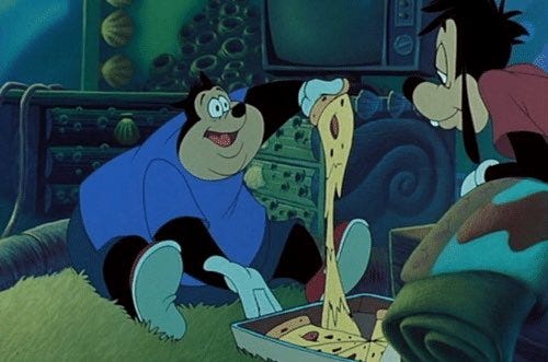 Kendall Rae on Twitter: "The pizza from A Goofy Movie  https://t.co/TenVb5i0lW" / Twitter