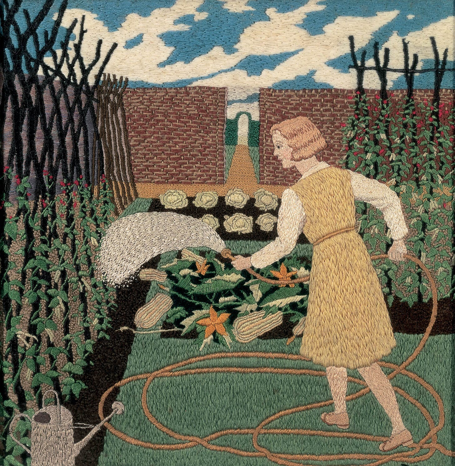 Vegetable Garden, circa 1933 - Liss Llewellyn
