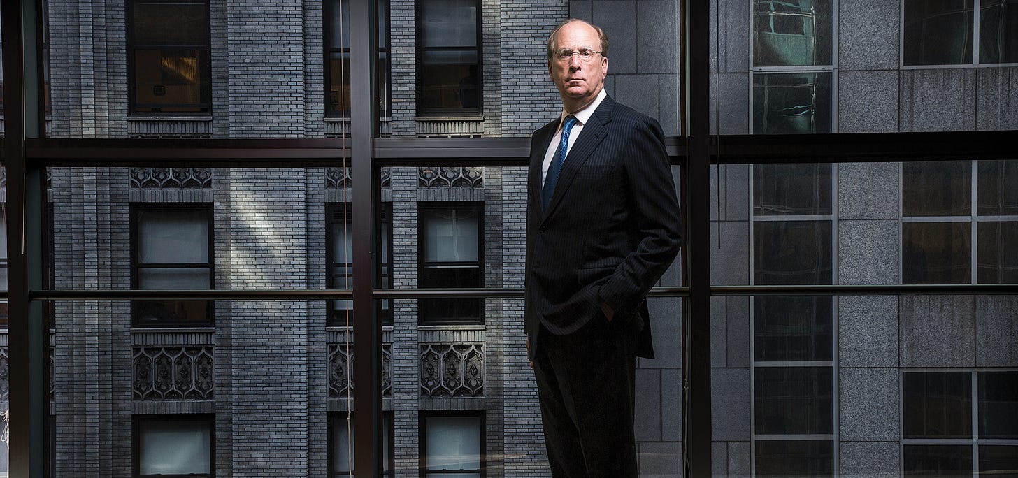 I'm Not Talking About This to Win a Popularity Contest”: An Interview with Larry  Fink