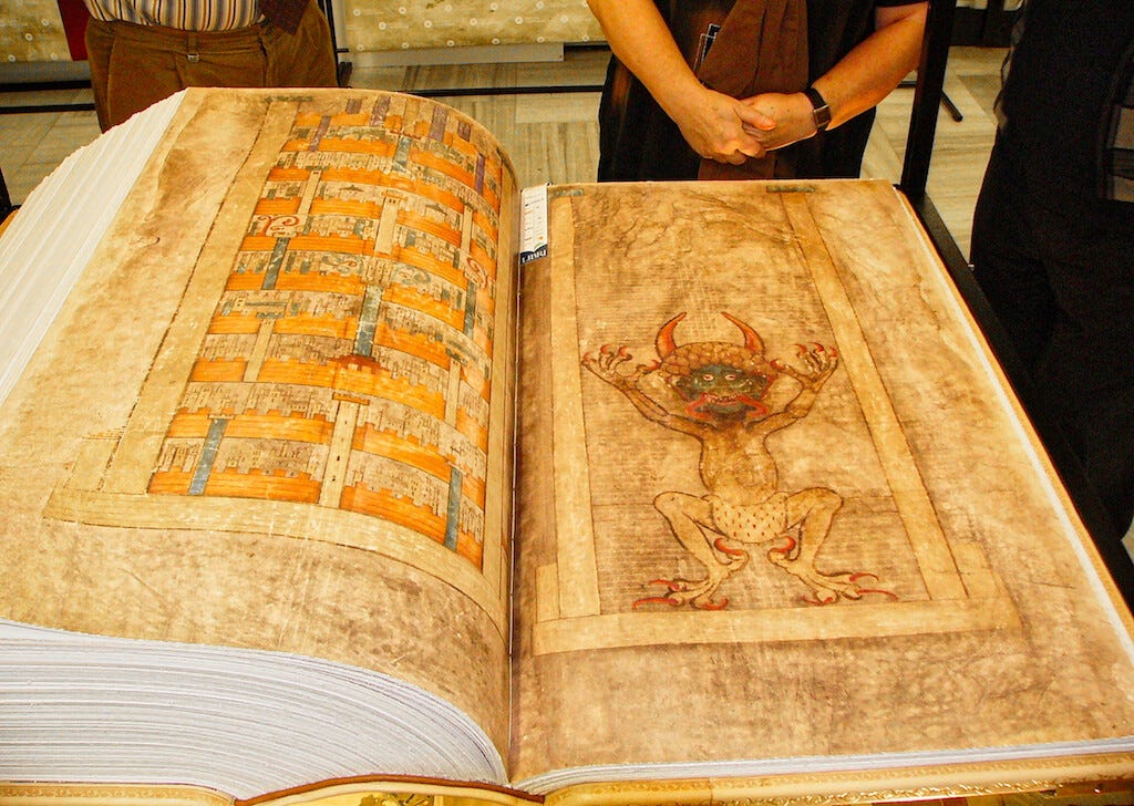 The Codex Gigas at the National Library of Sweden