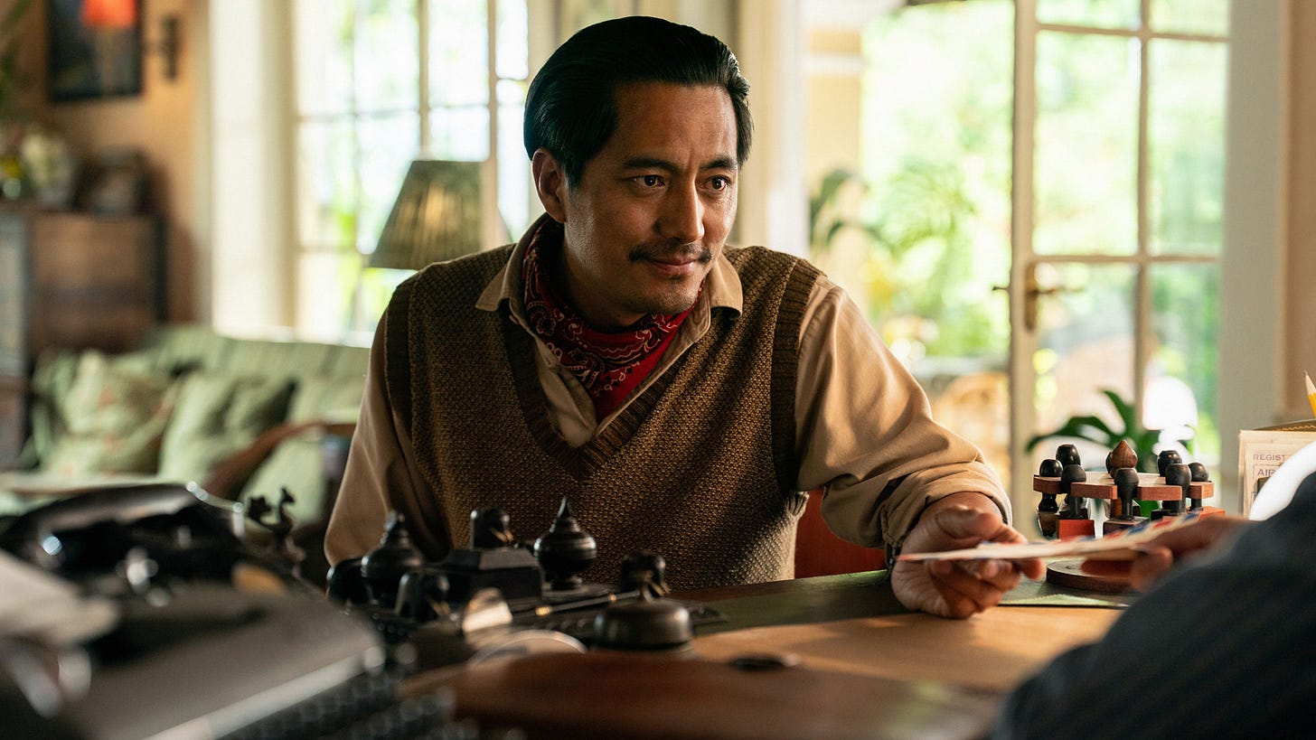 Genden Phuntsok in "Tenzing" the new historical movie from Apple TV Genden Phuntsok in "Tenzing" the new historical movie from Apple TV