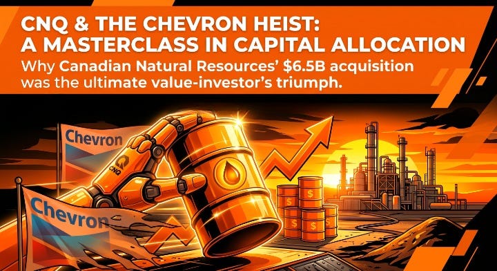 CNQ & The Chevron Heist: A Masterclass in Capital Allocation