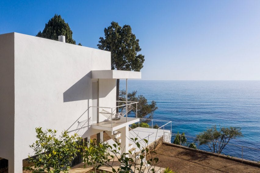 E-1027 villa by Eileen Gray