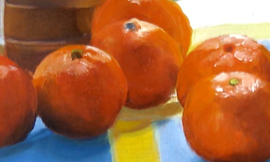 Angels and Clementines, 12 x 24", Oil, (detail) © Ann Trusty Angels and Clementines, 12 x 24", Oil, (detail) © Ann Trusty