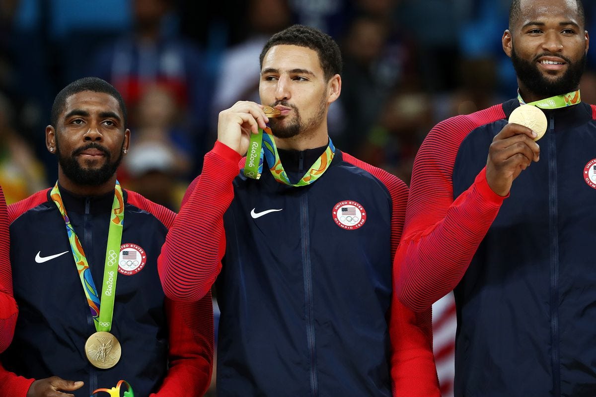Rio 2016 Olympics: Klay Thompson earns gold as USA rolls over Serbia -  CougCenter