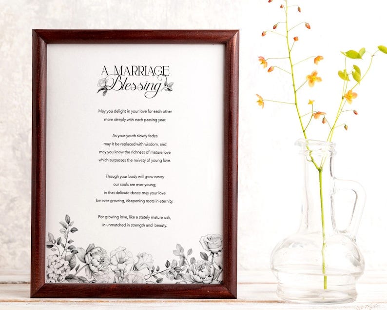 A Marriage Blessing Digital Print image 1