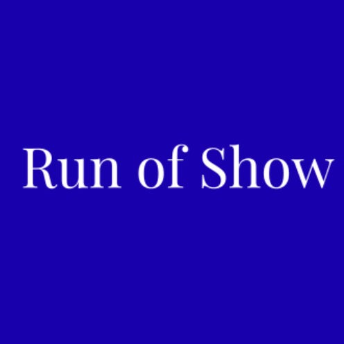 Run of Show