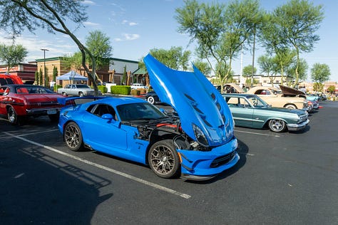 Cars and Coffee meetup in Las Vegas, NV