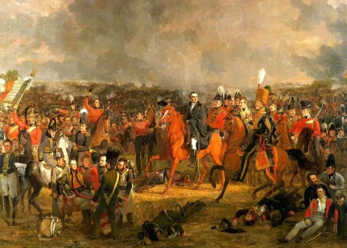 Jan Willem Pieneman, The Battle of Waterloo (1824). The Napoleonic Wars transformed warfare into a contest not only of armies, but of finance. Victory increasingly depended on who could sustain governments, supply armies, and keep coalitions alive.