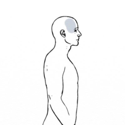 Nine different drawings of mapped experiences of sadness