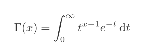 gamma function definition