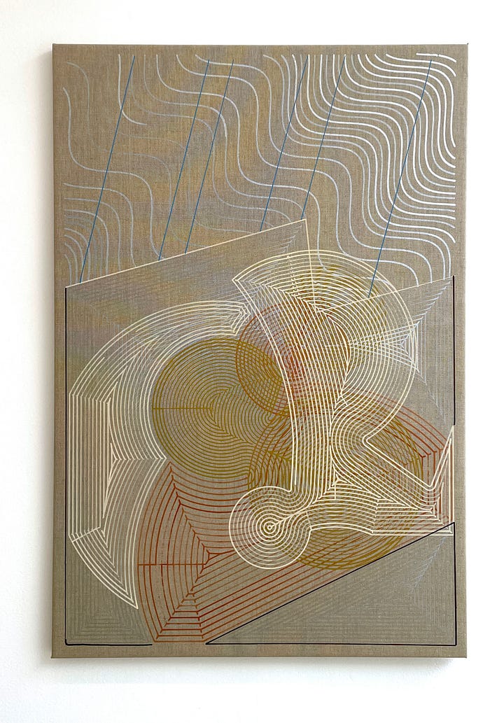 I used a CNC machine as a brush to produced theses images that tap into the imaginaries of flooding.