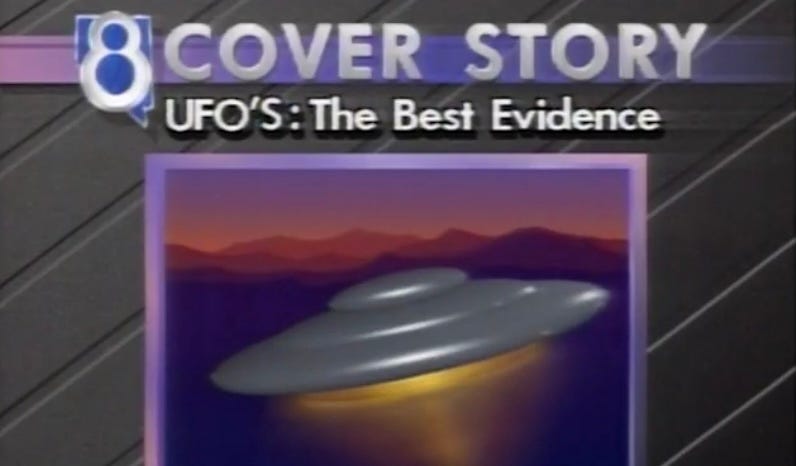 TV news report: "Secrecy surrounds UFO studies since 1940s -- Part 3"