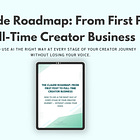Claude Roadmap Levels: From First Post to Full-Time Creator
