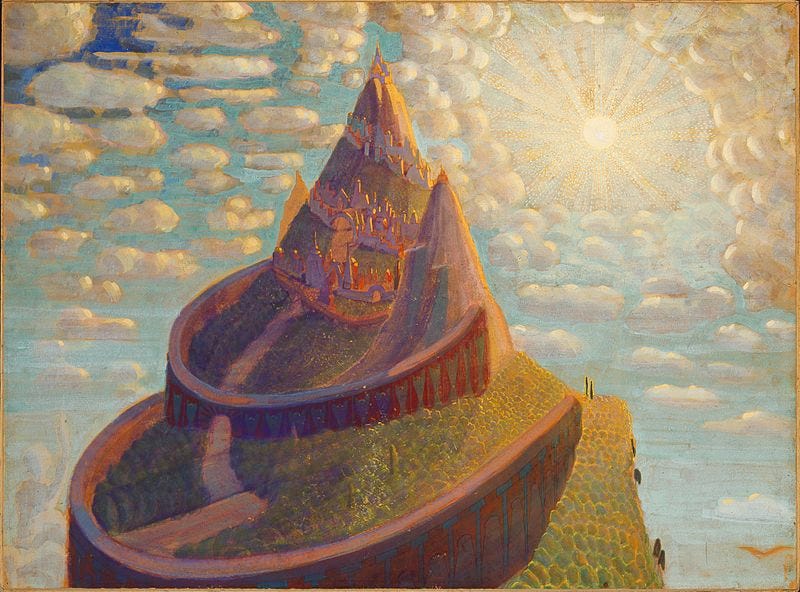 File:Mikalojus Konstantinas Ciurlionis - FAIRY TALE (CASTLE FAIRY TALE) - 1909.jpg