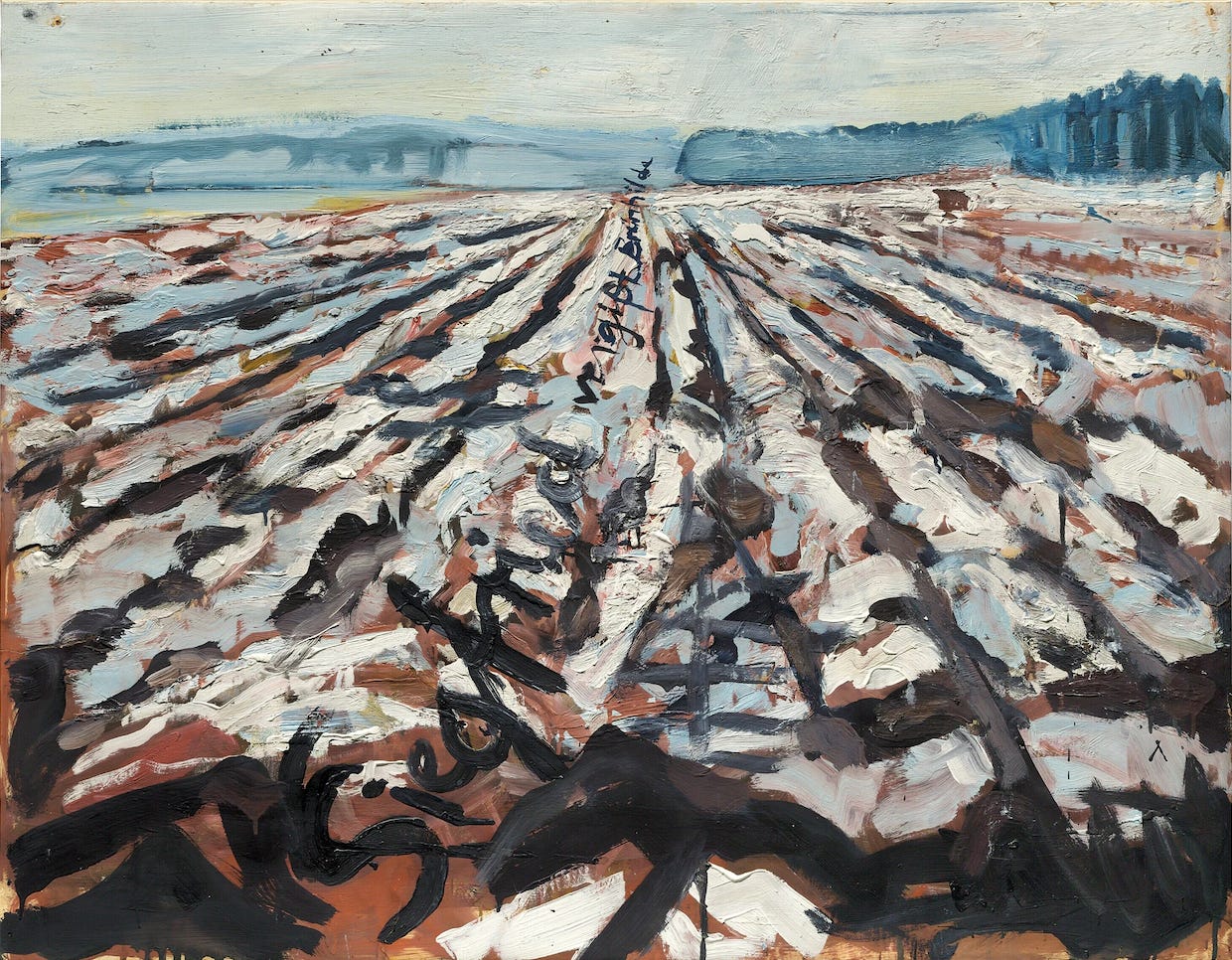 Anselm Kiefer: Siegfried Vergisst Brünhilde (Siegfried forgets Brünhilde) — 1976
