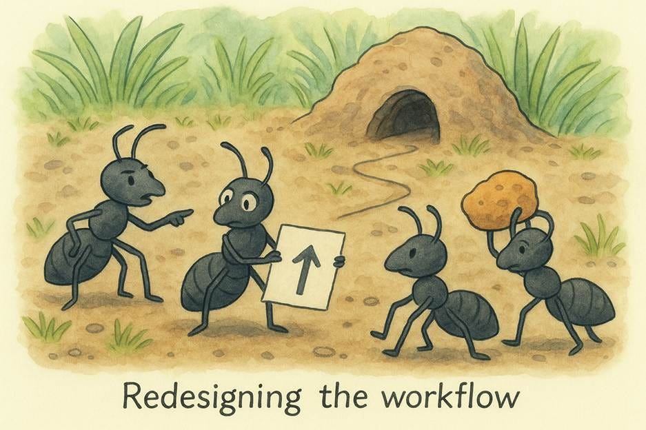 A group of ants carrying a sign

AI-generated content may be incorrect.