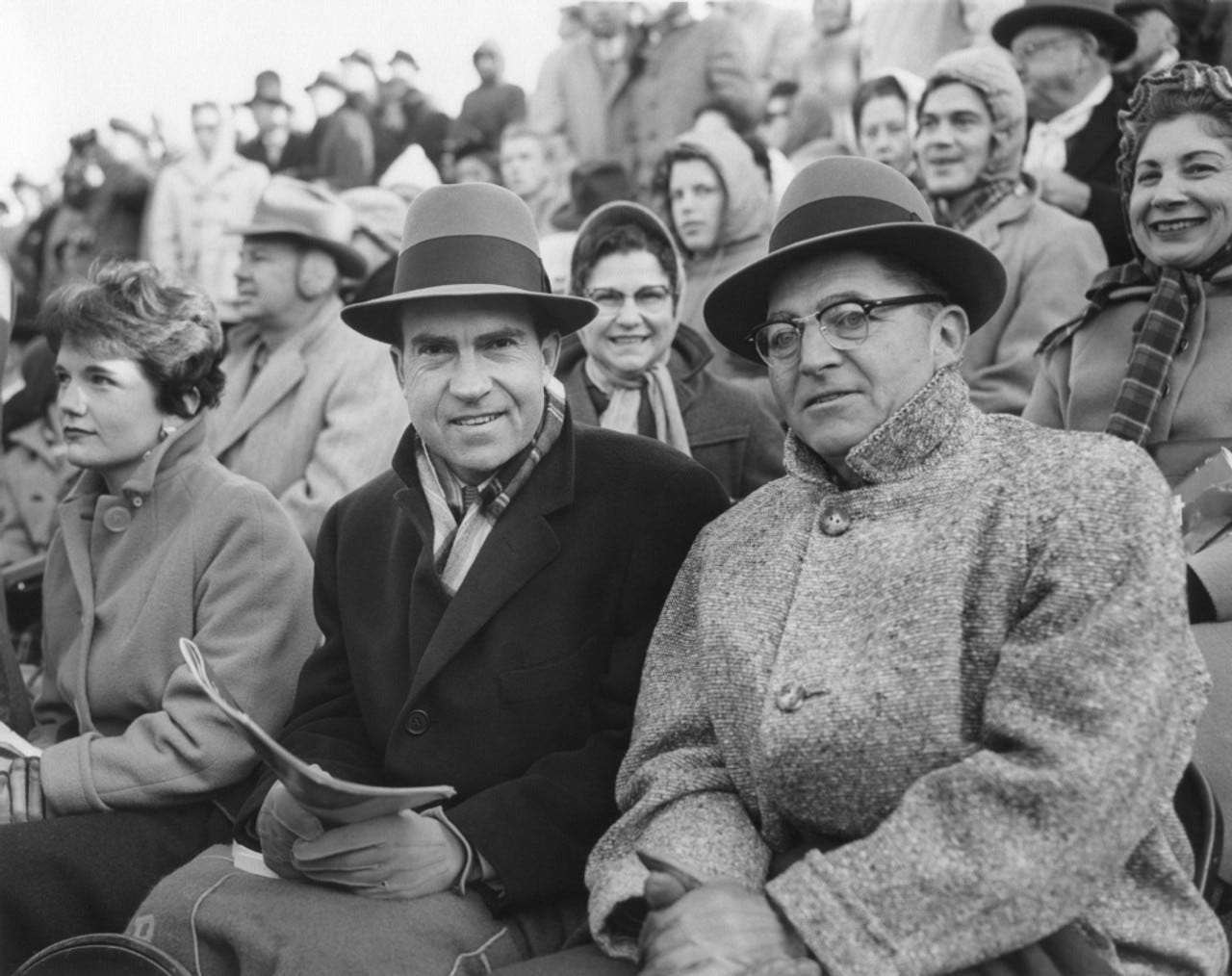 Vice President Richard Nixon With Football Coach Vince Lombardi. Dec. 7  History - Item # VAREVCHISL038EC954