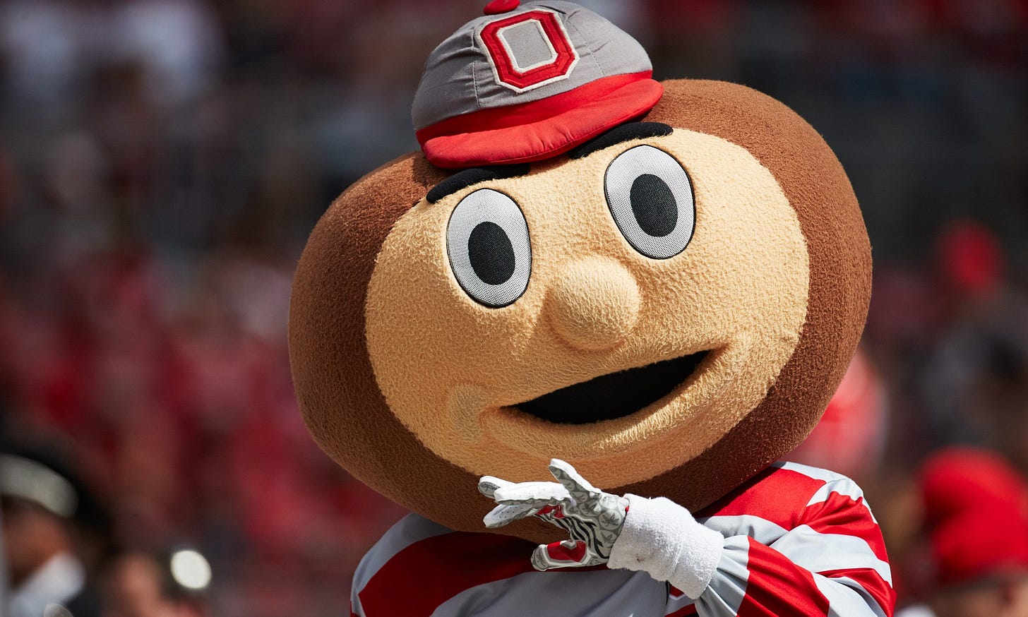 Ohio State's Brutus Buckeye throws support behind Saints