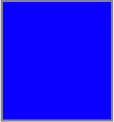 A blue rectangular object with a white border

Description automatically generated