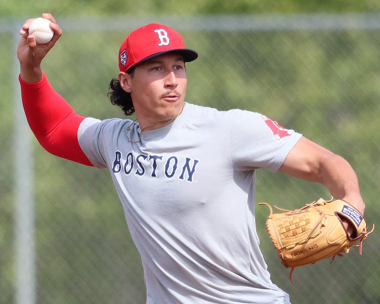 Red Sox pitching prospect 'optimistic & confident' in sitting 97mph+ this season