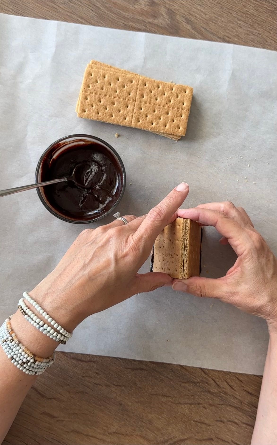 Graham cracker tents