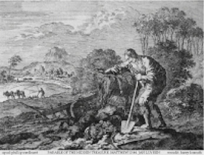 hidden treasure engraving