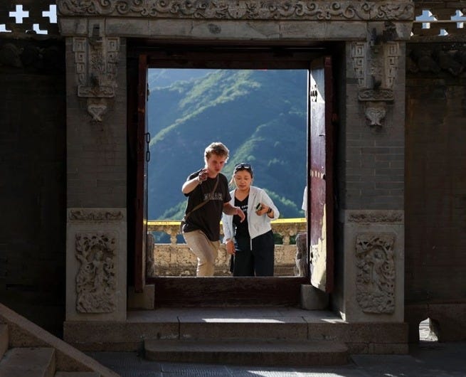 Tourists visit Mount Wutai, one of China's four sacred Buddhist mountains, in Xinzhou City of north China's Shanxi Province, July 15, 2026. Shanxi boasts magnificent natural scenery and landscapes, with three World Cultural Heritage sites including Pingyao, Yungang Grottoes and Mount Wutai, attracting tourists around the world. It is also home to more than 80 percent of the country's surviving timber structures built before the Yuan Dynasty (1271-1368), earning it the reputation of a museum of ancient Chinese architectural art.
Scenic areas across Shanxi have entered their peak season for tourism during summer vacation. Photo: Xinhua Tourists visit Mount Wutai, one of China's four sacred Buddhist mountains, in Xinzhou City of north China's Shanxi Province, July 15, 2026. Shanxi boasts magnificent natural scenery and landscapes, with three World Cultural Heritage sites including Pingyao, Yungang Grottoes and Mount Wutai, attracting tourists around the world. It is also home to more than 80 percent of the country's surviving timber structures built before the Yuan Dynasty (1271-1368), earning it the reputation of a museum of ancient Chinese architectural art.
Scenic areas across Shanxi have entered their peak season for tourism during summer vacation. Photo: Xinhua