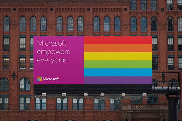 For some reason all these companies aggressively promote homosexualityTOTAL TEF AWARD: $4,800,000