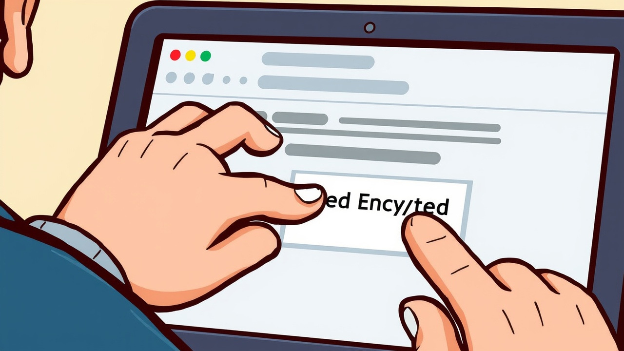 A person clicks on a 