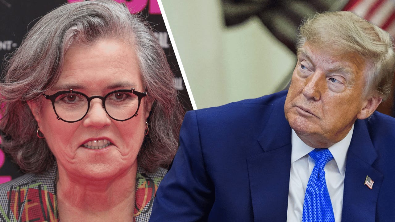 Rosie O'Donnell and Donald Trump Rosie O'Donnell and Donald Trump