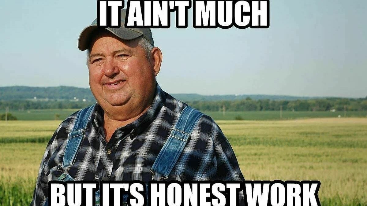 David Brandt, the Ohio farmer behind the 'honest work' meme, died age 76 :  NPR