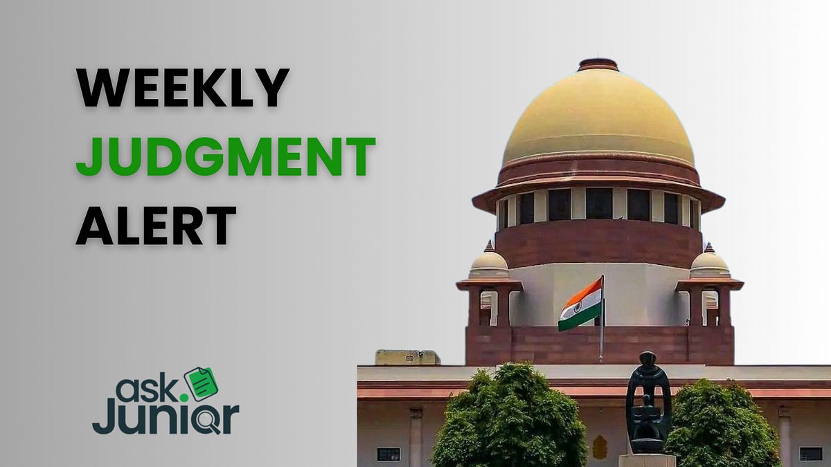 Weekly Judgments (14-11-2025 - 20-11-2025)