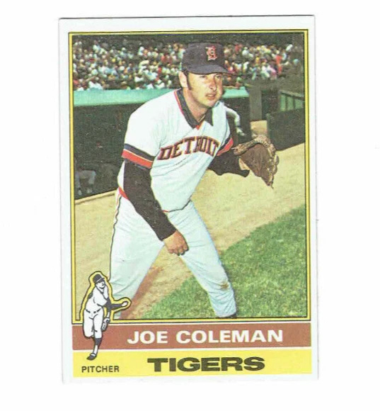 Joe Coleman Detroit Tigers Pitcher #456 Topps 1976 #Baseball Card - Picture 1 of 2 Joe Coleman Detroit Tigers Pitcher #456 Topps 1976 #Baseball Card - Picture 1 of 2