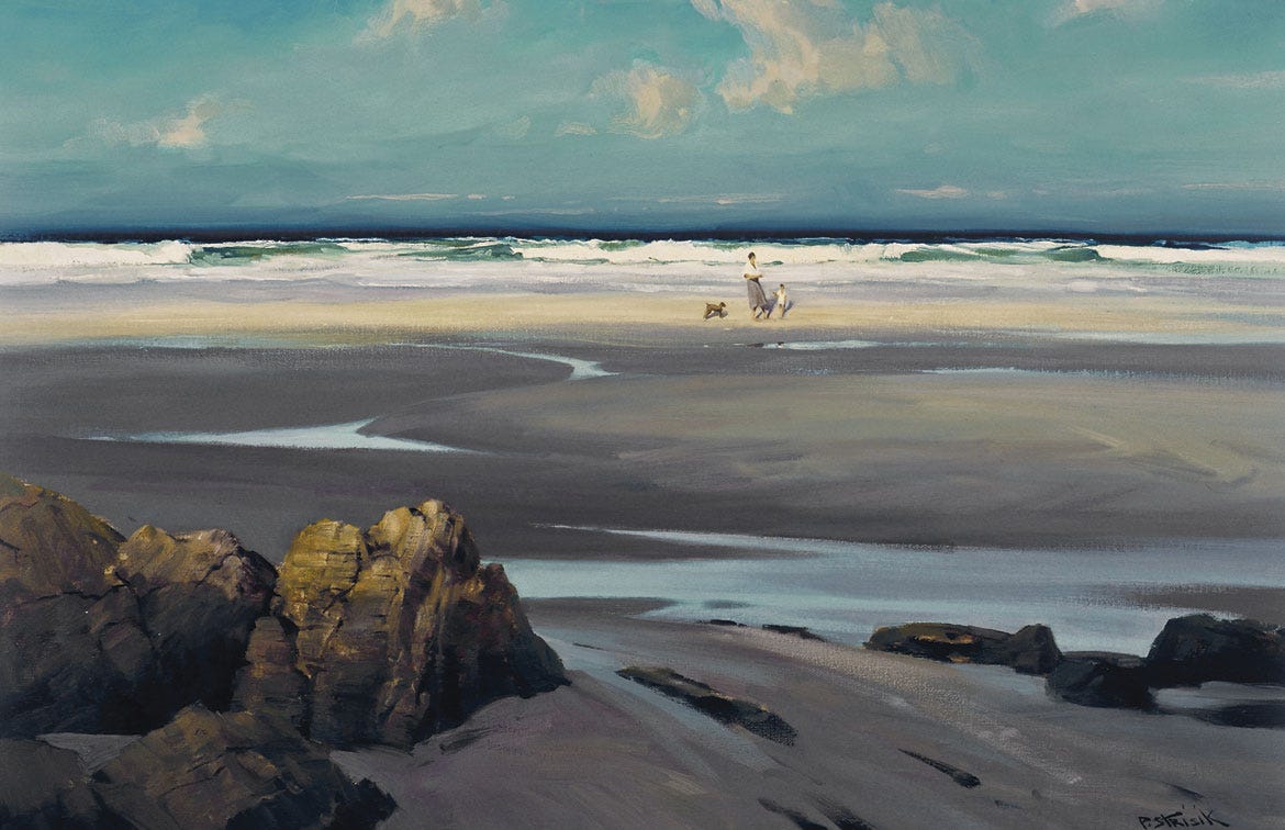 A person and dog on a beach

AI-generated content may be incorrect.