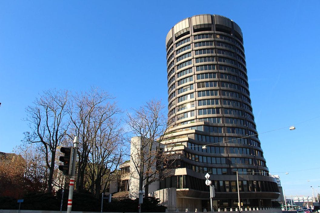 The Bank for International Settlements in Basel, Switzerland (Fred Romero/Flickr)