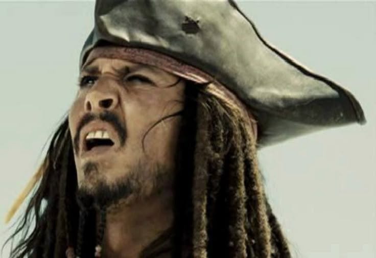 Jack Sparrow confuse face.