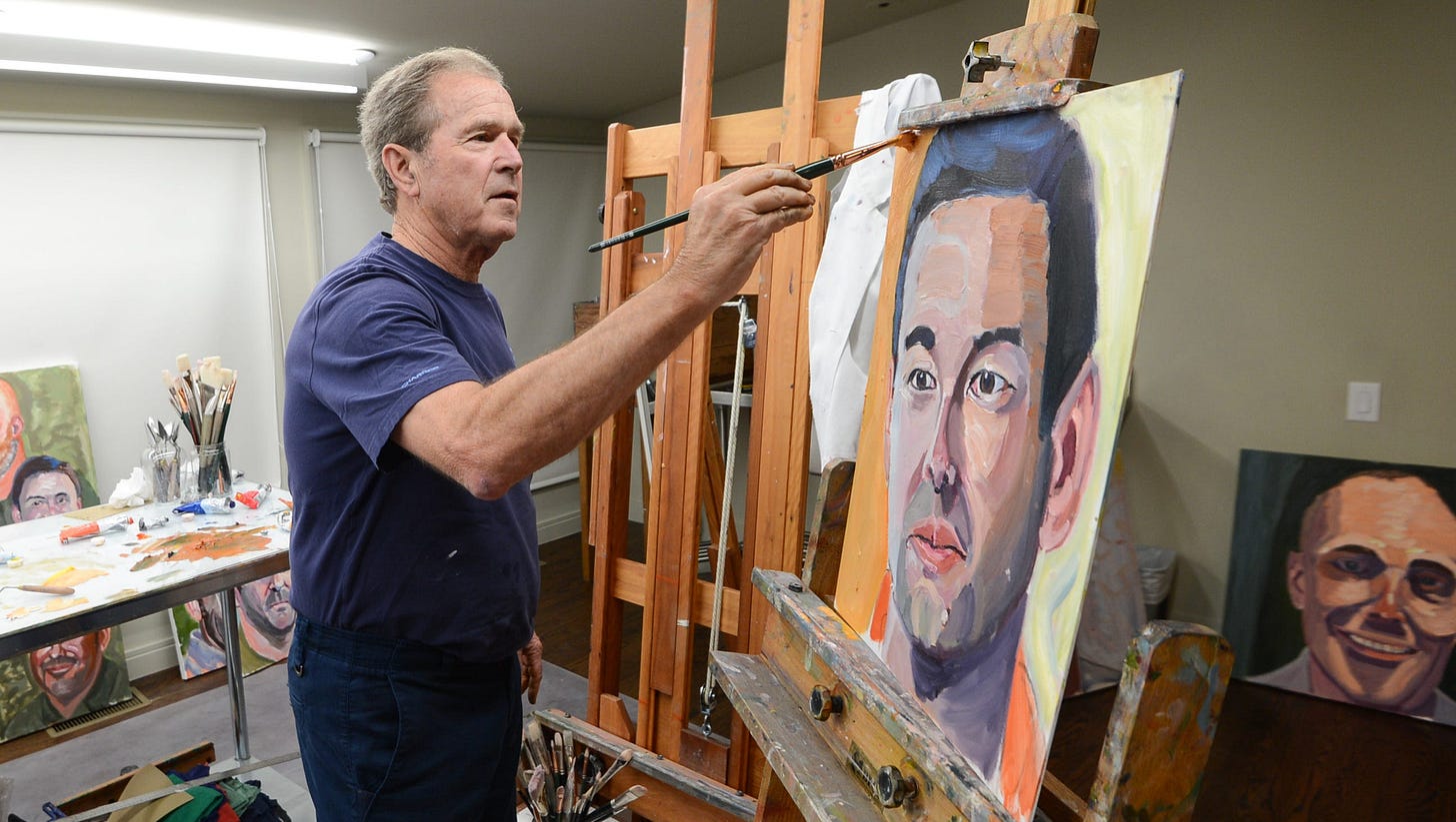 WOW to show George W. Bush veteran paintings WOW to show George W. Bush veteran paintings